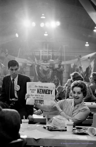 Election de John Fitzgerald Kennedy Hyannis Armory, Massachusetts 1960 © Henri Dauman / daumanpictures.com