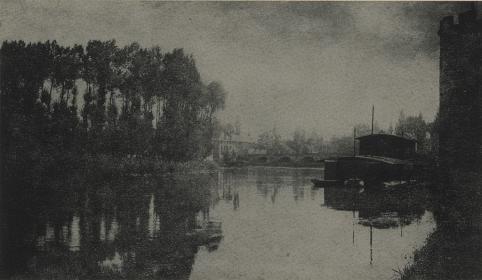 ©musée Nicéphore Niépce, Paul de Singly, Bords du Loing à Moret, vers 1905