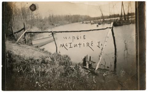“Wapsie” Wapsipinicon River McIntire,  Iowa, USA,  1904-1918 © collection privée – AMC