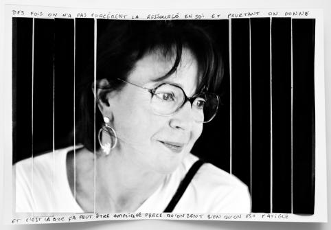 Marielsa Niels Ce qui nous travaille, « L’engagement » - 2024 Résidence avec la Communauté de communes Plaine Limagne. © Marielsa Niels