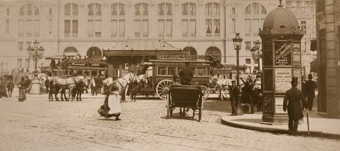 Anonyme Paris Gare St Lazare 1889